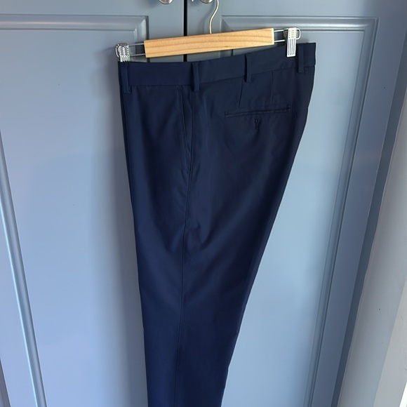 Peter Millar Flat Front Navy Slacks - Picture 3 of 3